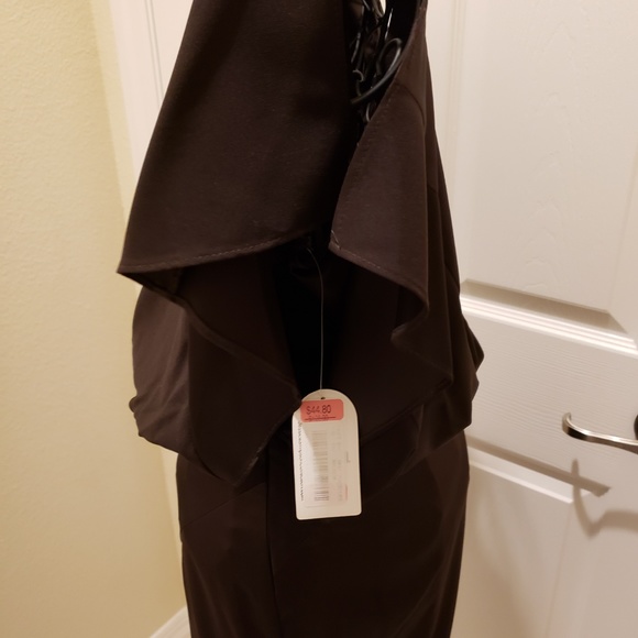 NWT Jessica Simpson Brown Dressy Dress Sz 2 - Picture 6 of 8